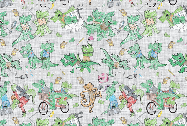 C055 - Child Panel Investigation Alligators Book Hip Hop