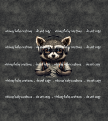 October 2023 Preorder - Child Panel Cool Racoon with Headphones