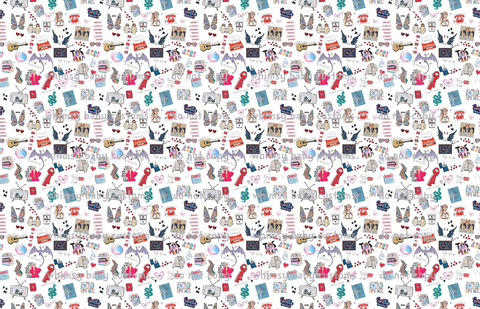 Monthly Group Preorder - Swiftie Doodle Fabric