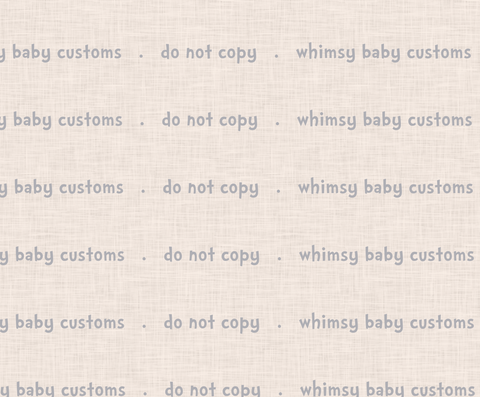 Flash Halloween / Fall Preorder 2024: Fabric Beige Linen Background (Capybara Print)