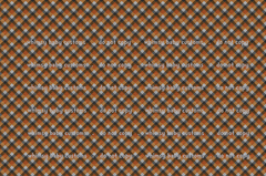 Flash Halloween / Fall Preorder 2024: Fabric Fall Orange and Grey Plaid