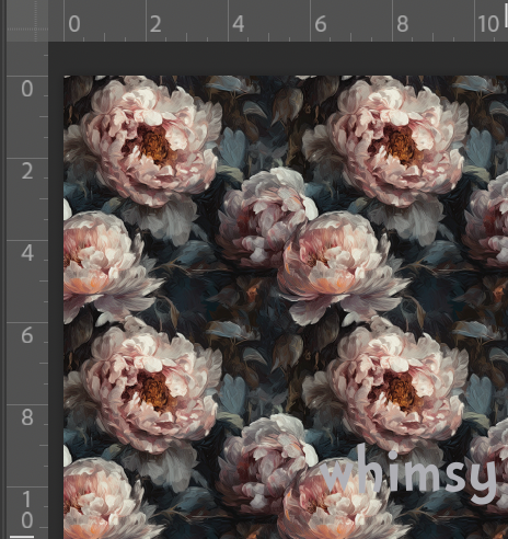 Monthly Group Preorder - Swiftie Large Peonies Fabric