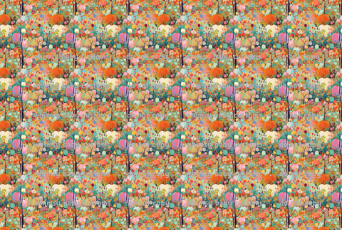 Flash Halloween / Fall Preorder 2024: Fabric Watercolour Pumpkins