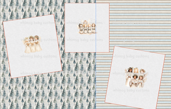 Child Panel Christmas Angels