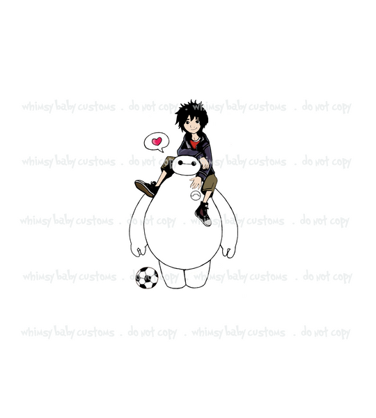 Monthly Group Preorder -  Fabric Baymax Love