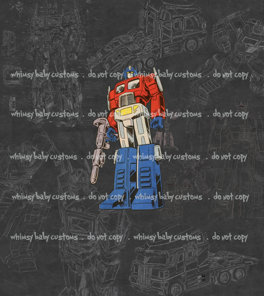 Monthly Group Preorder - Child Panel Transformer Optimus FRONT