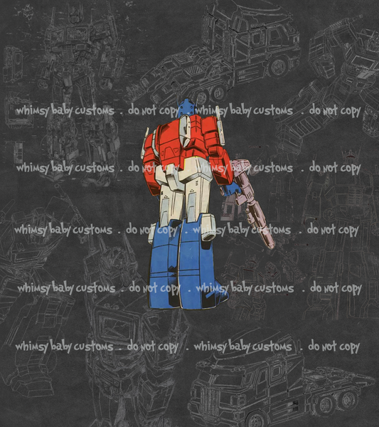 Monthly Group Preorder - Child Panel Transformer Optimus FRONT