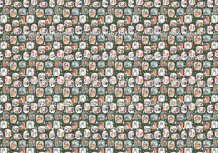 Fabric MNT Ghibli Family Portrait
