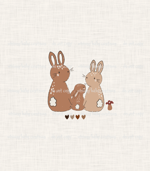 Monthly Group Preorder - Rapport Bunny and Mushroom Family