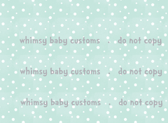 Fabric Perfect Spring Day Seafoam Dots