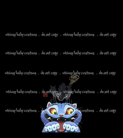 September 2025 Preorder - Child Panel Korean Music Movie Blue Cat with Bird