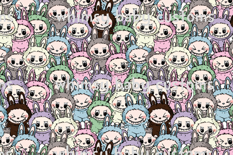 September 2025 Preorder -  Fabric Busy Monsters Boo Boo