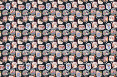 April 2026 Preorder -  Fabric Korean Music Movie Chibi Characters in Frames