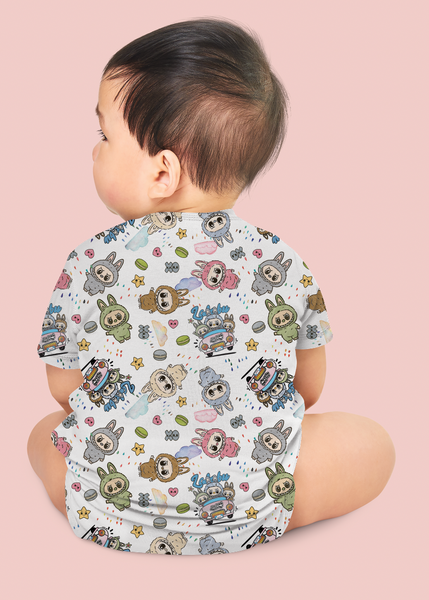 September 2025 Preorder -  Fabric Scribble Monsters Boo Boo with Clouds