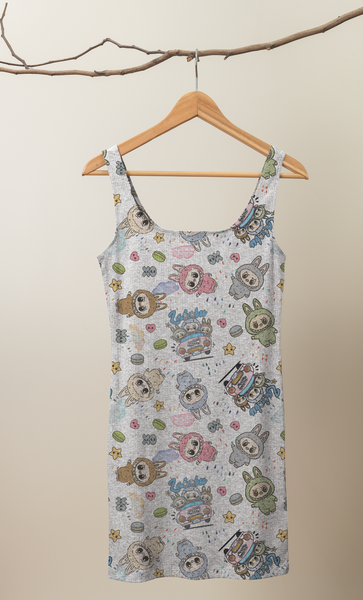 September 2025 Preorder -  Fabric Scribble Monsters Boo Boo with Clouds