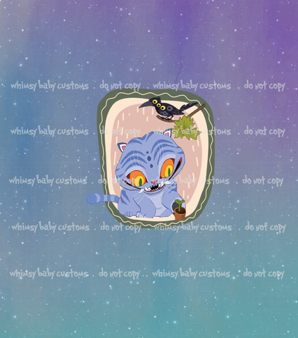 September 2025 Preorder - Child Panel Korean Music Movie Blue Cat Chibi