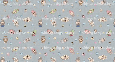 September 2025 Preorder -  Fabric Monsters Boo Boo With Letters