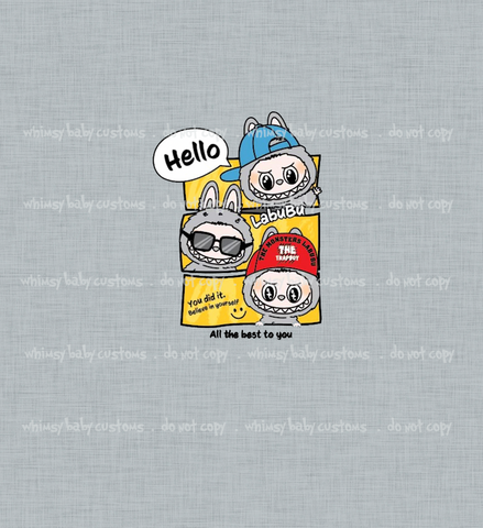 September 2025 Preorder - Child Panel Boo Boo Monsters Best to You