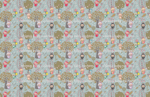 September 2025 Preorder -  Fabric Monsters Boo Boo in the Forest
