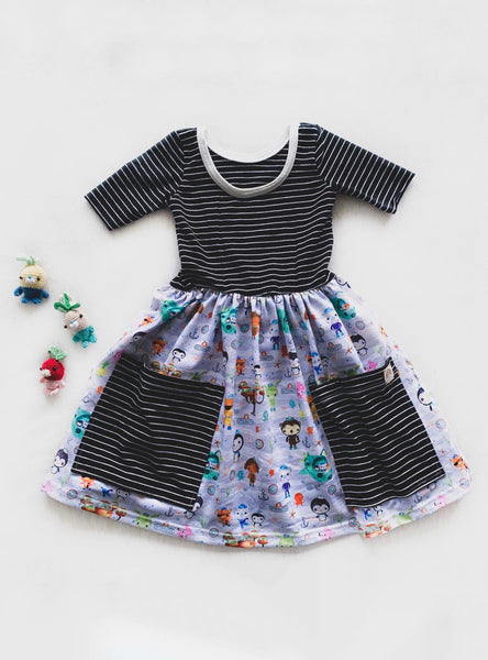 Octonauts Half and Half Fabric SWIM