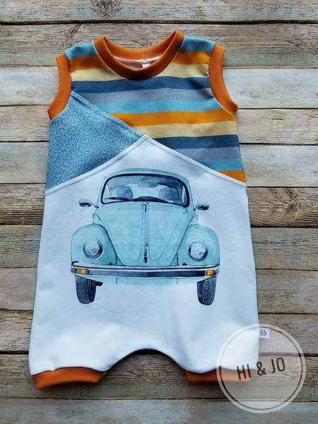 321 Child Panel VW Blue Bug on White