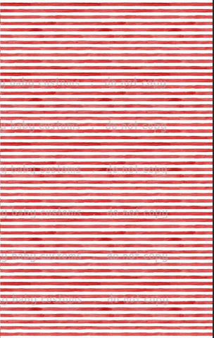 Watercolour Stripes Red