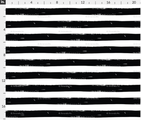 Black and White Brush Strokes