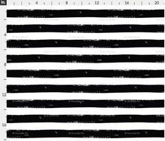 Black and White Brush Strokes