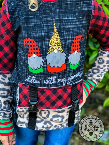 Adult/Romper Panel Chillin with My Gnomies