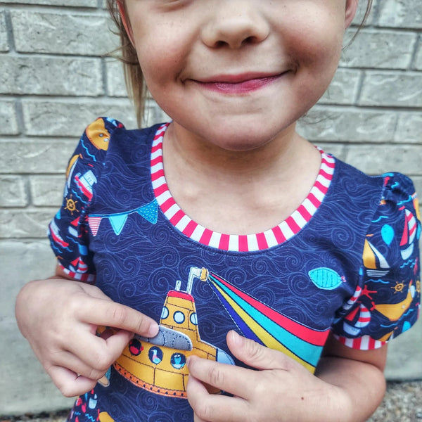 Lazy Applique Rapport and Tutorial Submarine