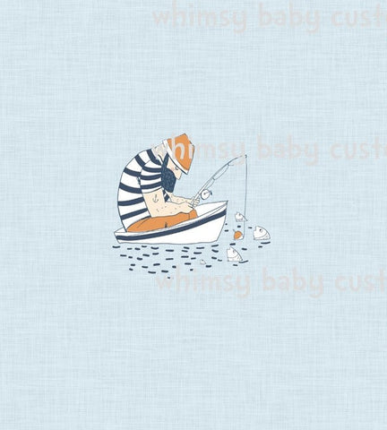 N684  Sleepy Fisherman Child Panel