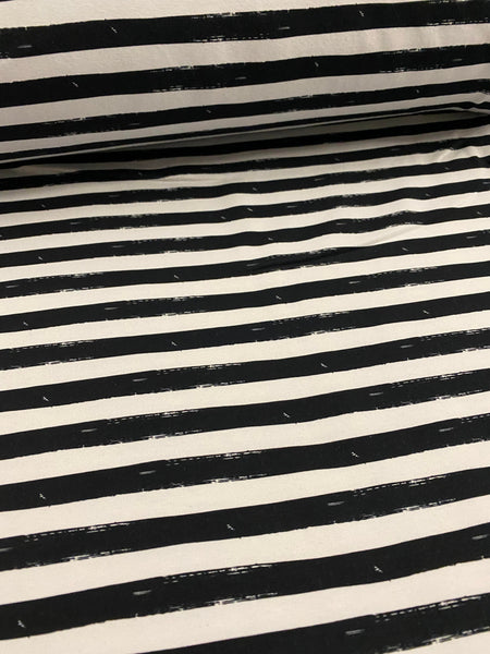 Black and White Brush Strokes