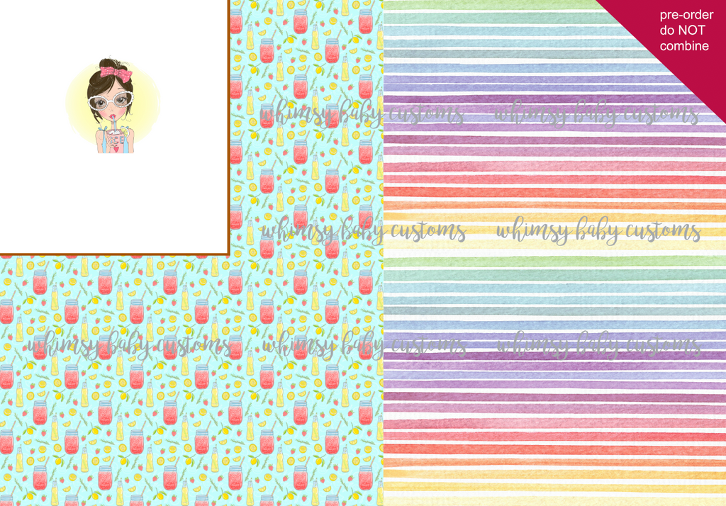 Summer Girl with Lemonade Brunette  Rapport