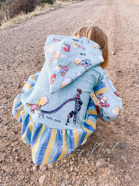 726 Child Panel We Don't Eat Our Class Penelope Hugging Backpack