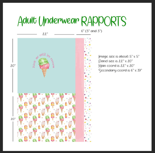 AU006 Adult Underwear Panel Plant one on Me
