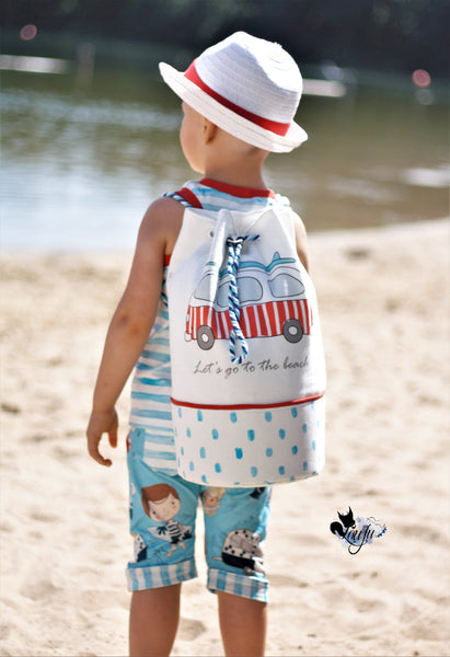 N702 A Perfect Day At The Beach - Girl in a Floaty Child Panel