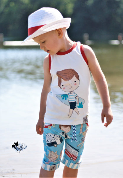 N702 A Perfect Day At The Beach - Girl in a Floaty Child Panel