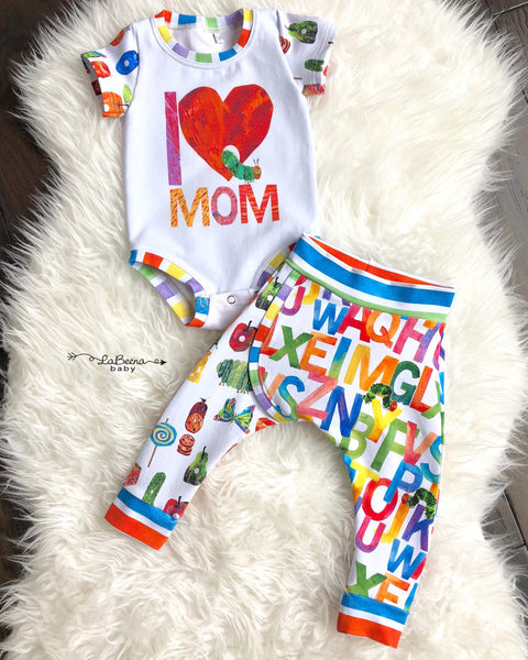 793 HC I Love Mom Child Panel