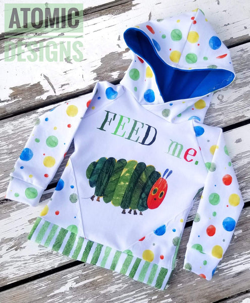 790O HC FEED ME HC on FAUX Oatmeal Child Panel