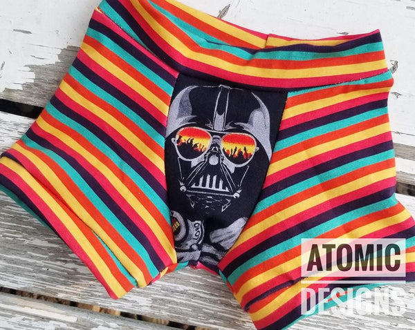 A1050 Hipster Darth w/Glasses Adult/Romper Panel (Galactic Battles)