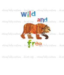 822 Child Panel BB Wild and Free