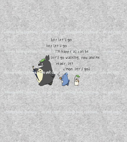 C079H Child Panel MNT Forest Spirit Hey Let's Go  on Heather Grey