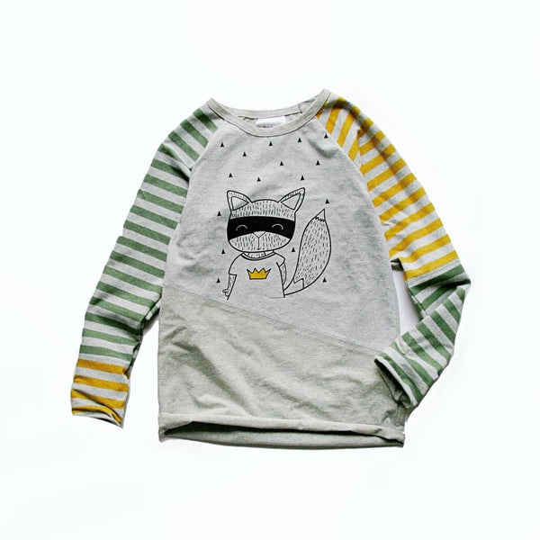 POT OF GOLD PREORDER: Watercolour Stripes and Stars on HEATHER Grey
