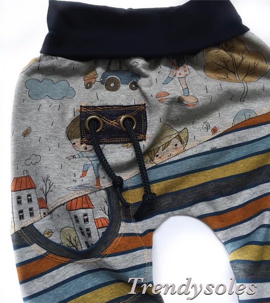 Rapport Perfect Autumn Day BOY on FAUX Heather Grey