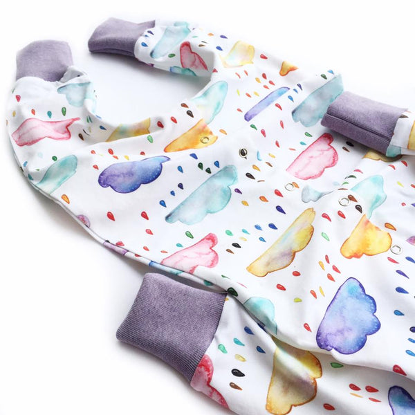 Fabric Emma Watercolour Clouds