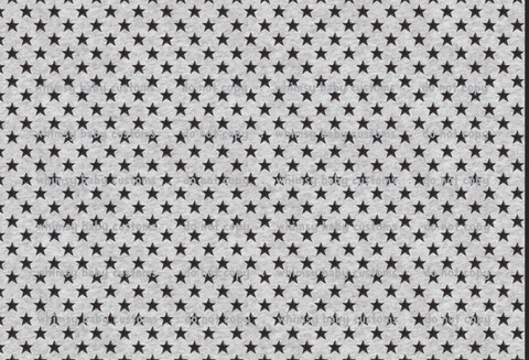 Fabric Scribble Stars On Heather