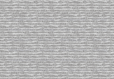 Fabric Curly Scribbles Onn Heather