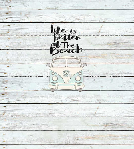 454 Child Panel VW Van Life Is Better at The Beach