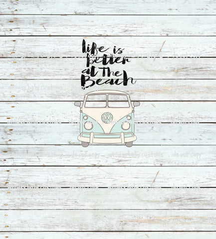 454 Child Panel VW Van Life Is Better at The Beach