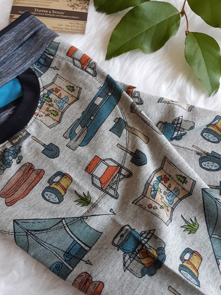 Fabric Time To Go Camping On Heather